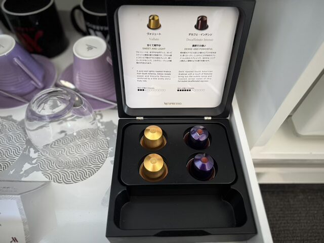 東京マリオット客室コーヒー