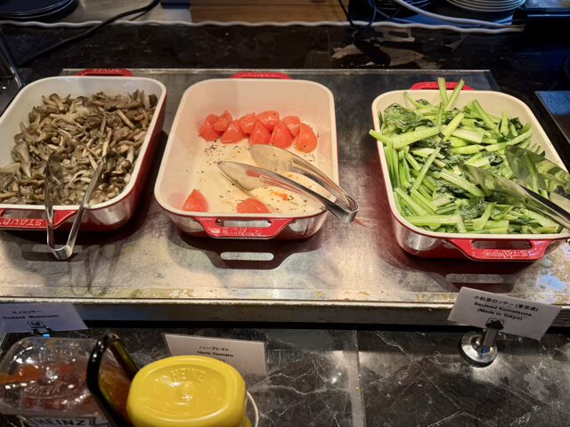 東京マリオットホテル朝食ビュッフェ