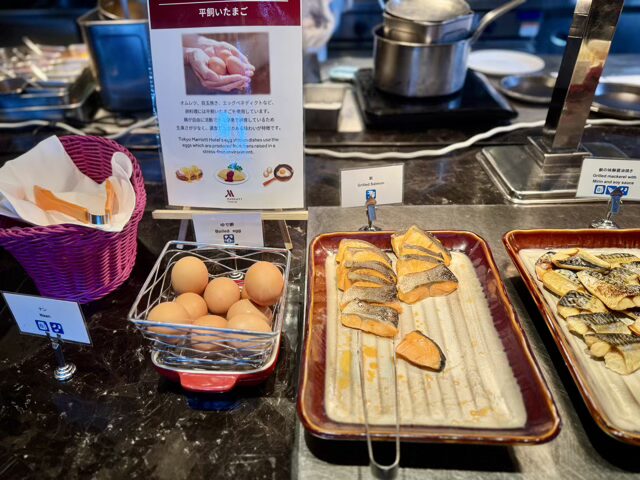 東京マリオットホテル朝食ビュッフェ