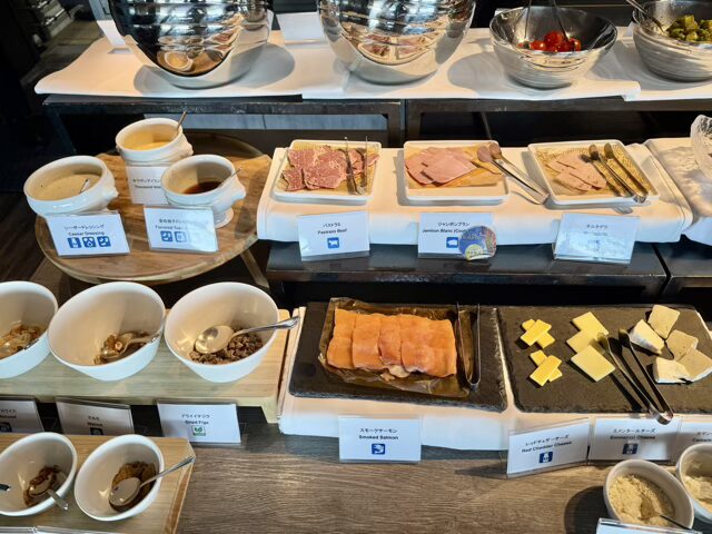 東京マリオット エグゼクティブラウンジ 朝食