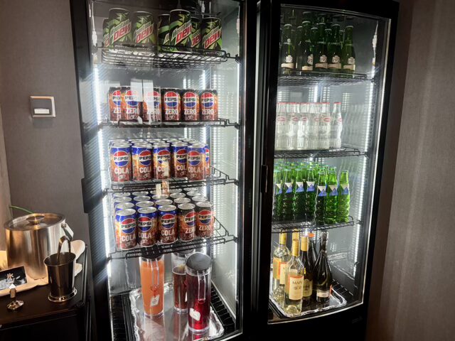 東京マリオット エグゼクティブラウンジ ドリンク