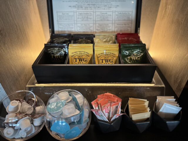 東京マリオット エグゼクティブラウンジ 紅茶TWG